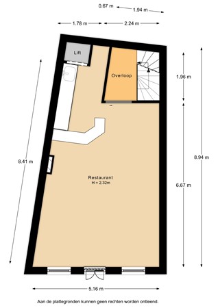 Floorplan - Rijnstraat 87, 3441 BS Woerden